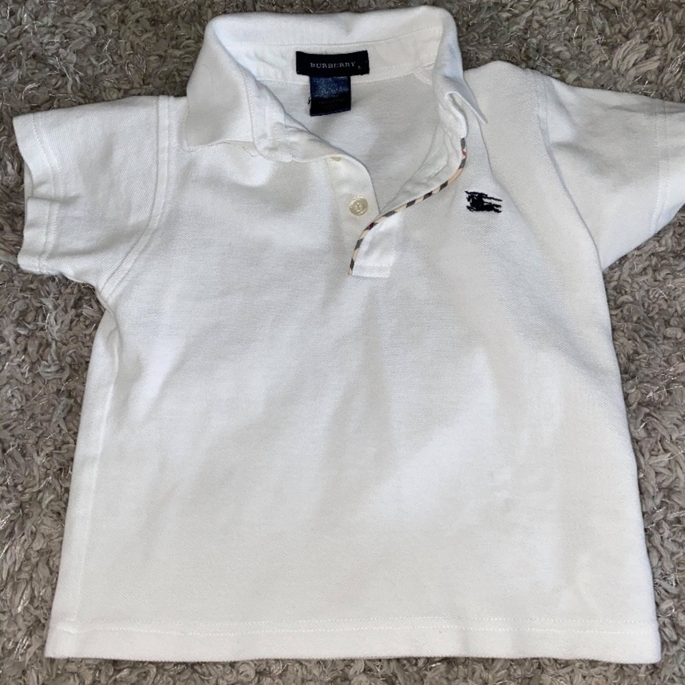 Toddler Boy Burberry Polo